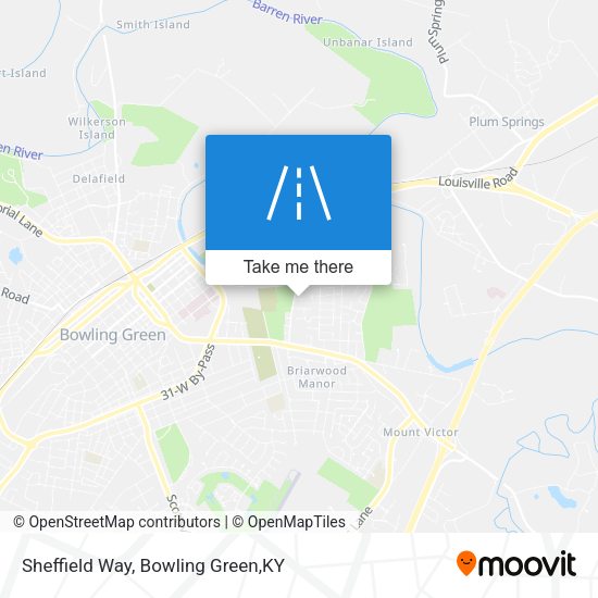 Sheffield Way map