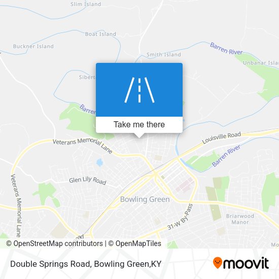 Double Springs Road map
