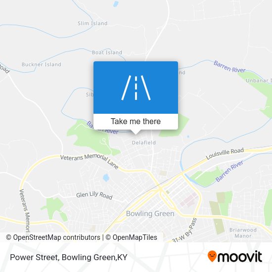 Power Street map