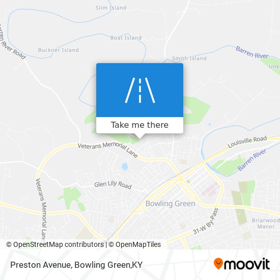 Preston Avenue map