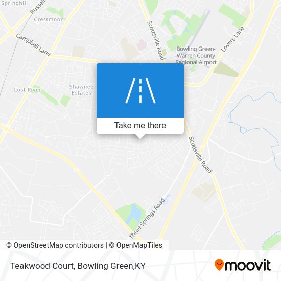 Teakwood Court map