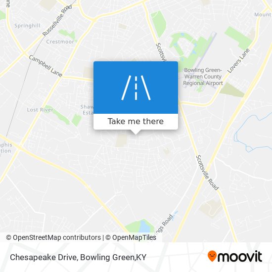 Mapa de Chesapeake Drive