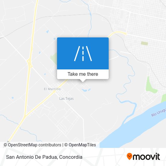 San Antonio De Padua map