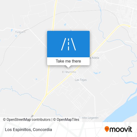 Mapa de Los Espinillos
