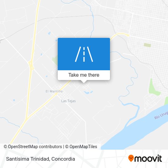 Santísima Trinidad map