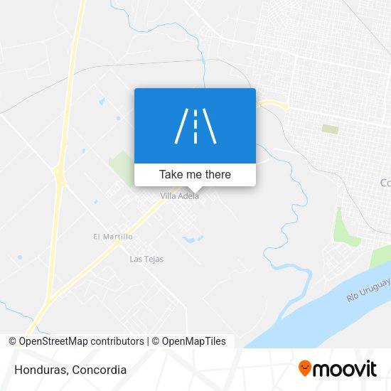 Mapa de Honduras