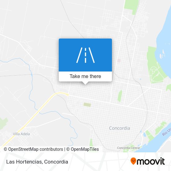 Mapa de Las Hortencias