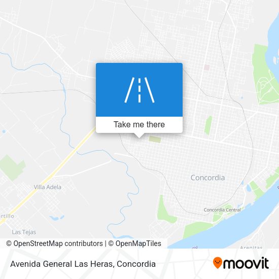 Avenida General Las Heras map