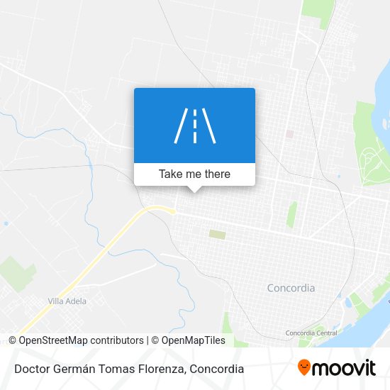 Doctor Germán Tomas Florenza map