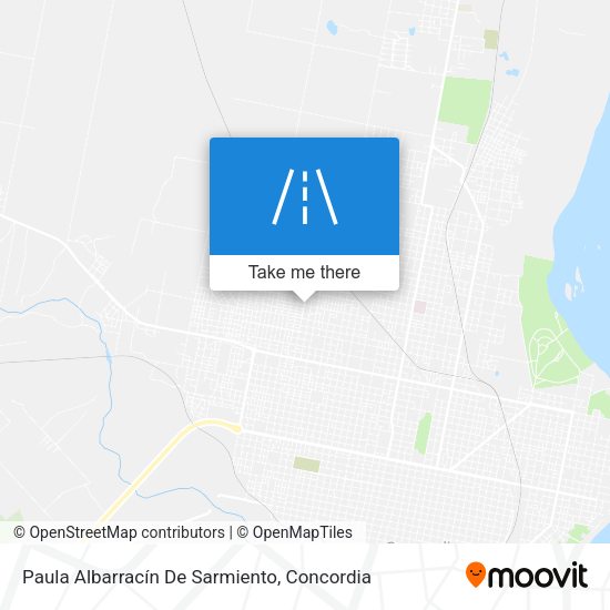 Mapa de Paula Albarracín De Sarmiento