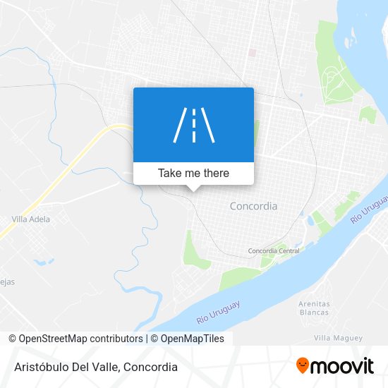 Mapa de Aristóbulo Del Valle