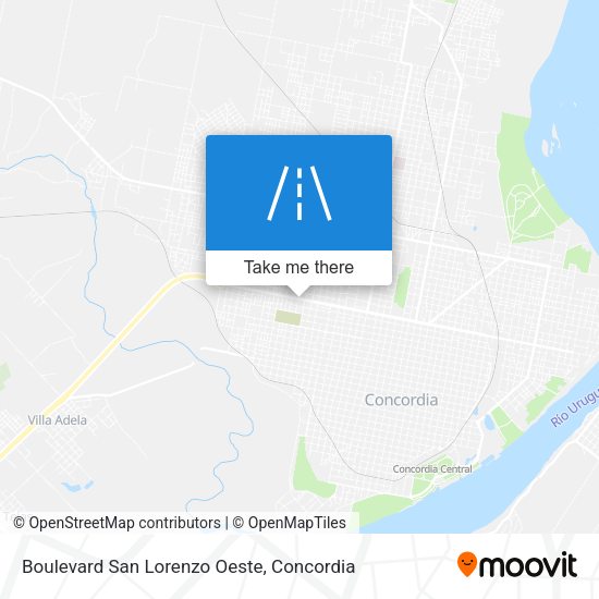 Boulevard San Lorenzo Oeste map