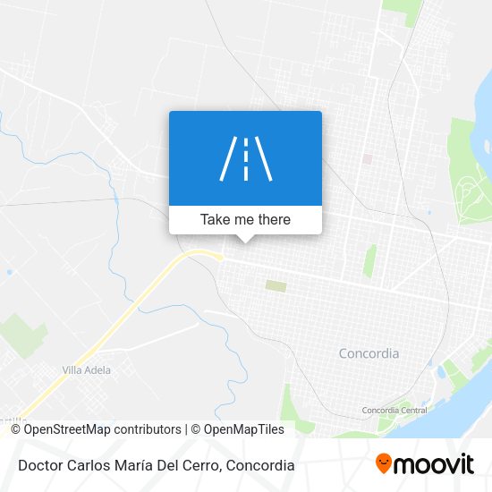 Mapa de Doctor Carlos María Del Cerro