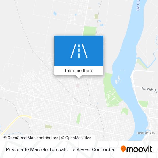 Mapa de Presidente Marcelo Torcuato De Alvear