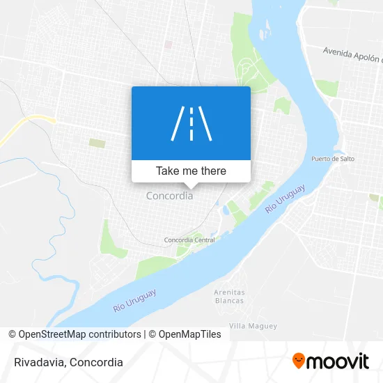 Rivadavia map