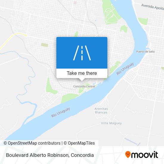 Boulevard Alberto Robinson map