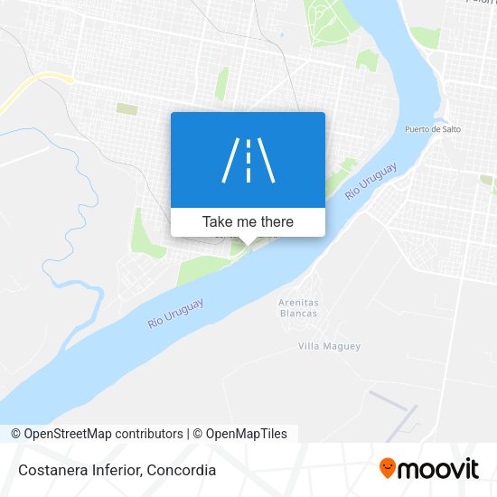 Costanera Inferior map