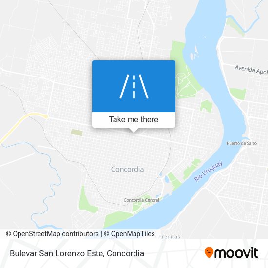 Mapa de Bulevar San Lorenzo Este