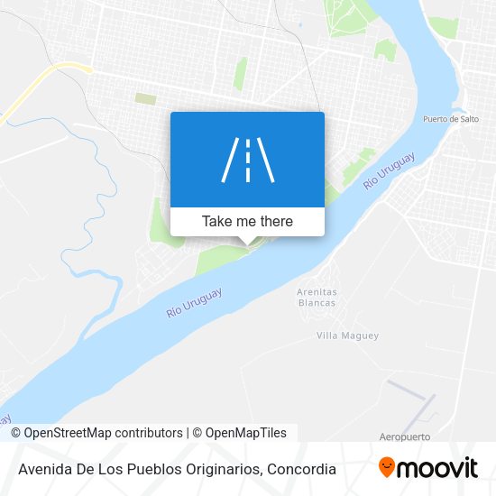 Mapa de Avenida De Los Pueblos Originarios