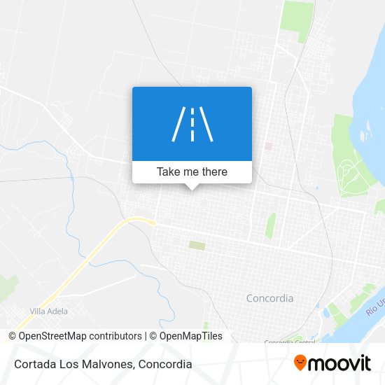 Cortada Los Malvones map