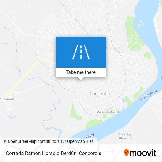 Cortada Ramón Horacio Berdún map