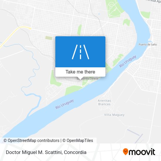 Doctor Miguel M. Scattini map
