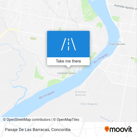 Mapa de Pasaje De Las Barracas
