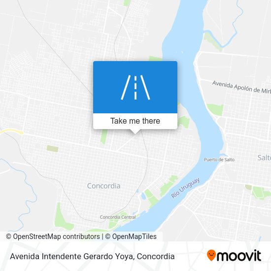 Avenida Intendente Gerardo Yoya map