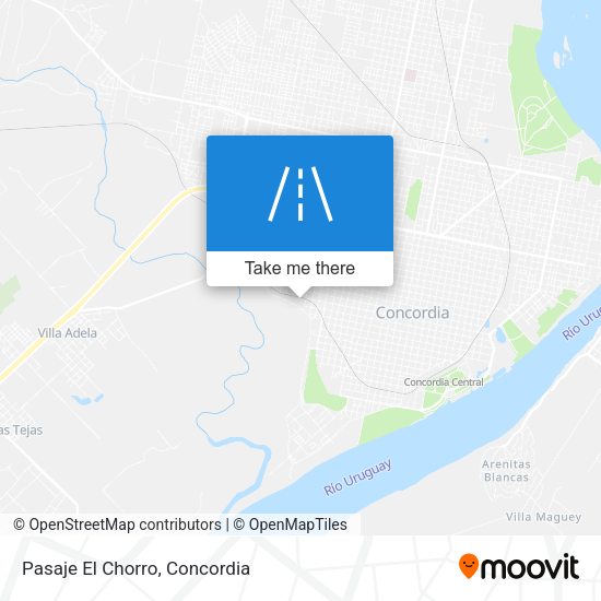 Mapa de Pasaje El Chorro