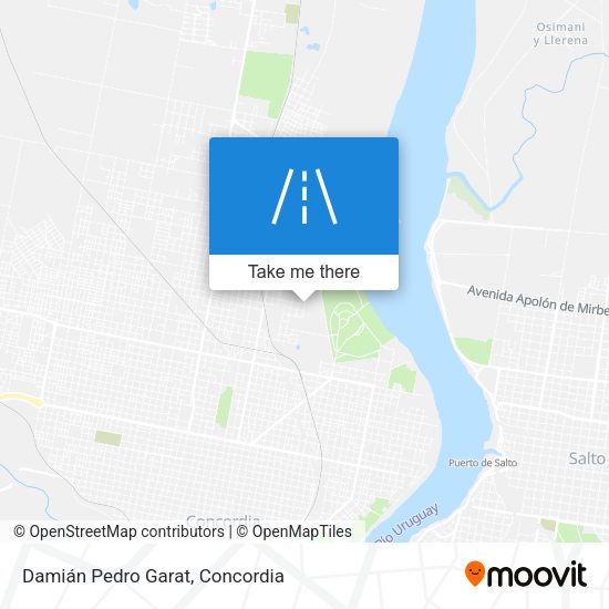 Damián Pedro Garat map