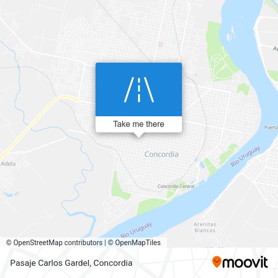 Pasaje Carlos Gardel map