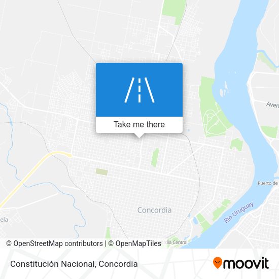 Constitución Nacional map