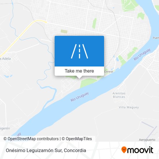 Mapa de Onésimo Leguizamón Sur
