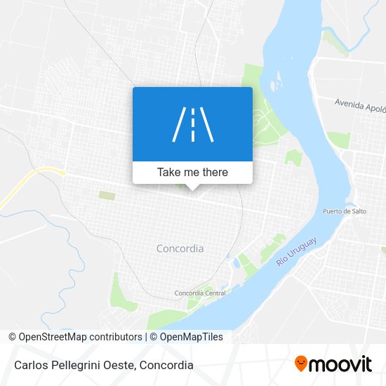 Carlos Pellegrini Oeste map