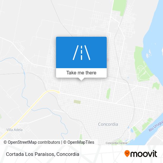 Mapa de Cortada Los Paraísos