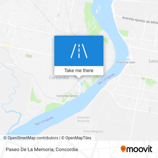 Paseo De La Memoria map
