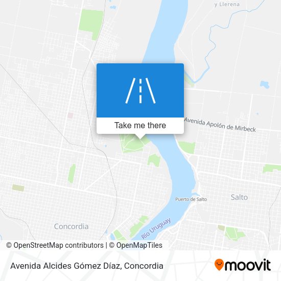 Avenida Alcides Gómez Díaz map