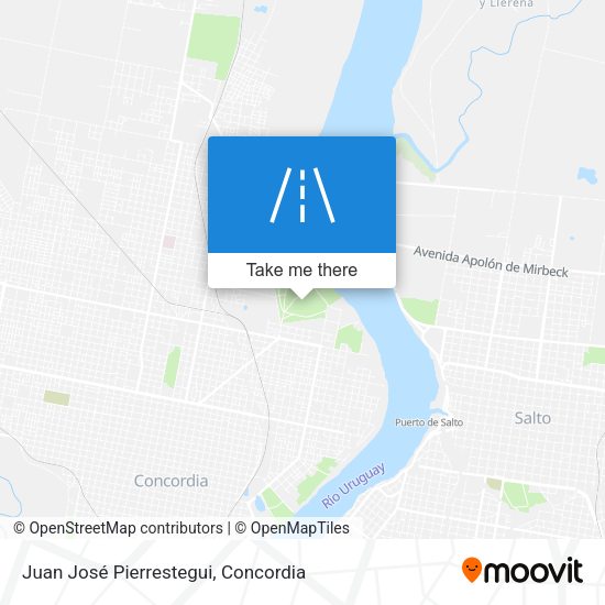 Juan José Pierrestegui map