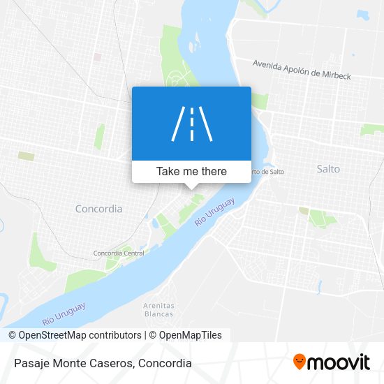Pasaje Monte Caseros map