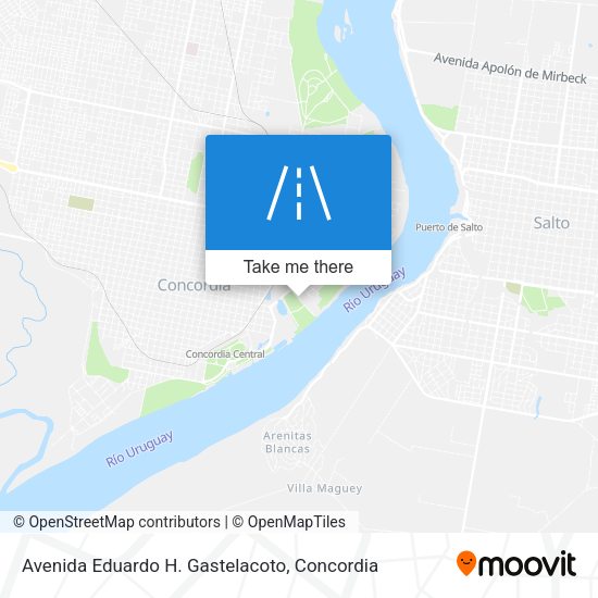 Avenida Eduardo H. Gastelacoto map
