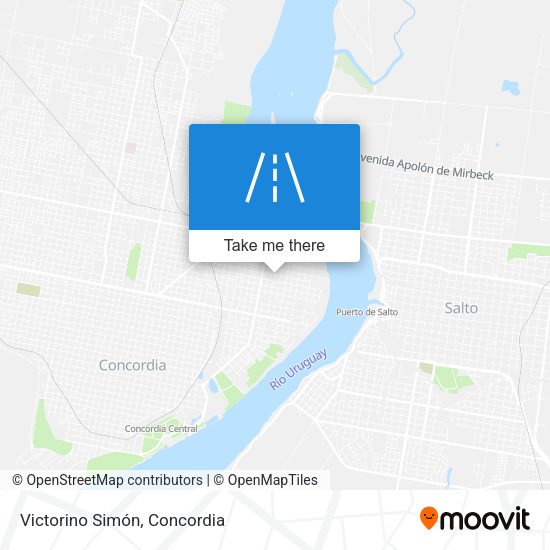 Mapa de Victorino Simón