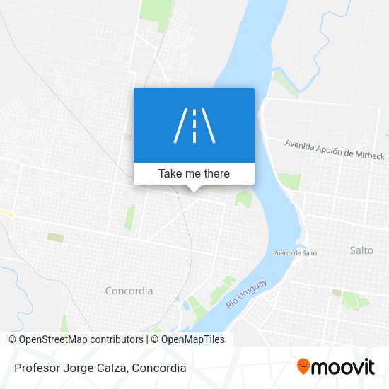Mapa de Profesor Jorge Calza