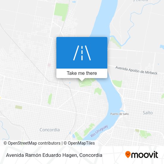 Mapa de Avenida Ramón Eduardo Hagen
