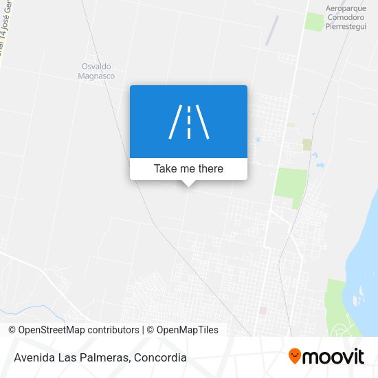 Avenida Las Palmeras map