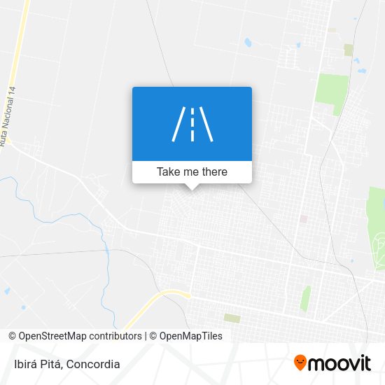 Ibirá Pitá map