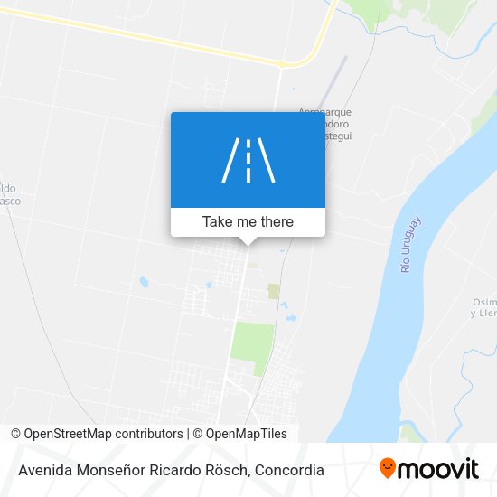 Avenida Monseñor Ricardo Rösch map