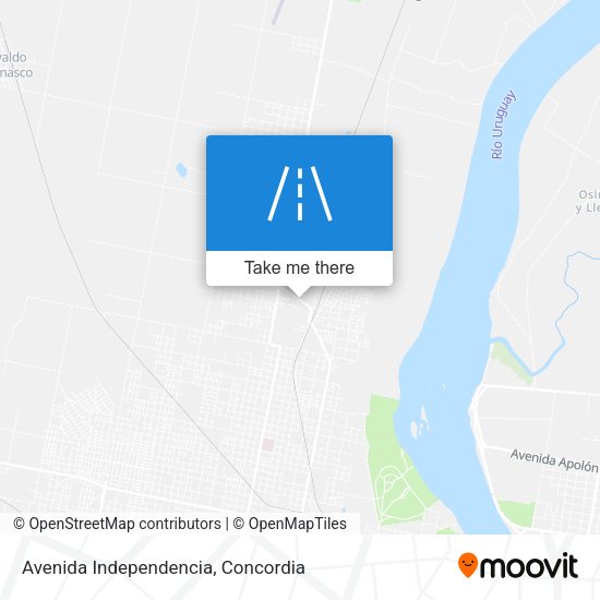 Avenida Independencia map