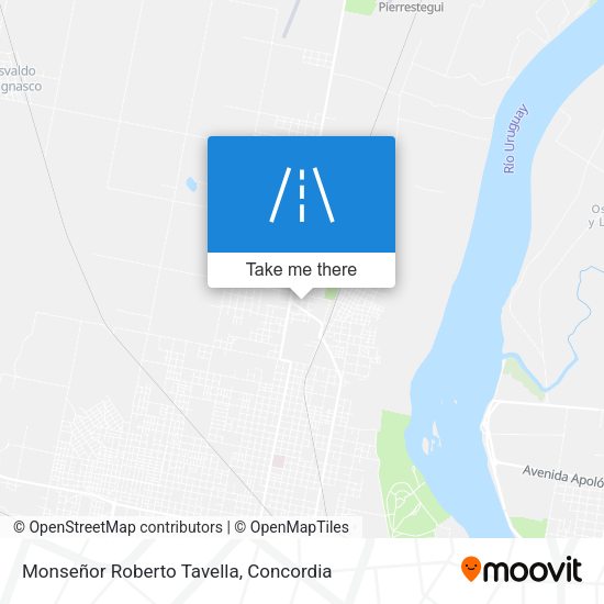 Monseñor Roberto Tavella map
