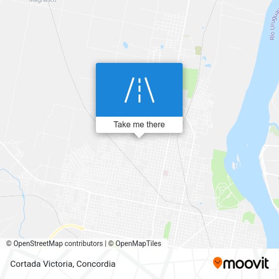 Mapa de Cortada Victoria