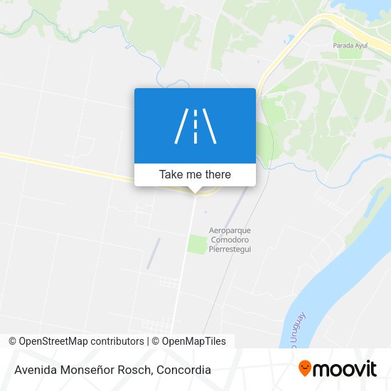 Avenida Monseñor Rosch map